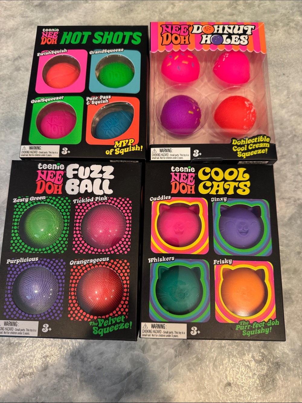 Kids Squishy Play Set - Assorted Bright Colors